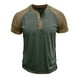 thumbnail image 4 of pstuiky Camisa de manga corta para hombre, Blusa informal de manga corta con cuello vuelto y media cremallera para hombre camisetas de hombre m, 4 of 7