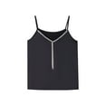 thumbnail image 3 of Women Summer Fashion Tops Printed V Neck Sleeveless Shirts Casual Loose Comfortable Camisole Tops Shorts And Top Women Women Top 4 Cropped Tops Womens Camisole 40 Top Birthday Women Silk Top Women 3x, 3 of 3