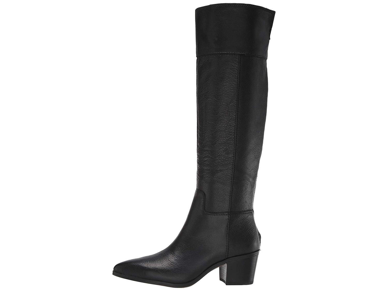 franco sarto black tall boots