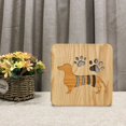 thumbnail image 2 of Productos de madera maciza de estilo europeo, regalos decorativos creativos, luces nocturnas, lámparas para perros salchicha, 2 of 5