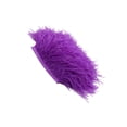 thumbnail image 1 of pitrice 1 Yard Dyed Ostrich Feather Fringe Trim Ribbon Embellishment Purple, 1 of 8