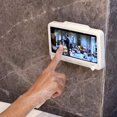 thumbnail image 4 of Waterproof Rotation Shower Phone Holder Hd Touch Screen Hanging Aromatherapy Box, 4 of 20
