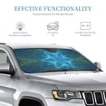 thumbnail image 4 of YFYANG Front Windshield Sun Shade, Mandala Art Pattern Foldable Car Visor for Cars, Trucks, SUVs, Small, 4 of 9