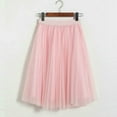thumbnail image 1 of Femmes Filles Doux Doux Tutu Jupe Danse Fée Style Confortable Solide Tulle Maille Jupe Midi, 1 of 7