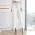 thumbnail image 1 of WILLBEST Pantalones de Pierna Ancha, Cintura Alta, Rectos, Para Entrenamiento de Danza Moderna, Estilo Clásico, Pantalones Casuales Para Mujer, Yoga, Elásticos, Adecuados Para Cualquier Ocasión., 1 of 4