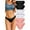 6Pack A, variant on FINETOO Women Cotton Underwear Cheeky Panties Low Rise Bikini Hipster Breathable Stretch XS-XXL Pack of 6Pack