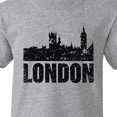 thumbnail image 4 of Inktastic London England City Skyline with Grunge Youth T-Shirt, 4 of 5