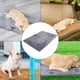 thumbnail image 4 of Manta suave para cama de perro, cojín para mascota, gato, cachorro, hogar, viajes, cajas cálidas, antideslizante Gris XL, 4 of 8