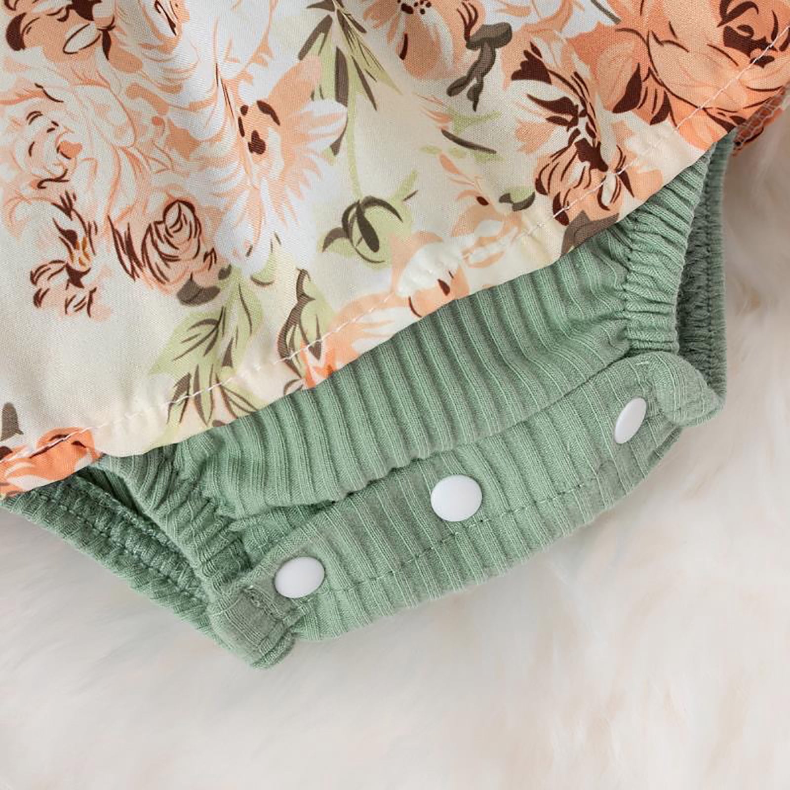 Staki Infant Girl Dress Baby Girl Clothes Infant Summer Romper Dress Sleeveless Bodysuit Jumpsuit with Headband Toddler Outfits 0-18M(Light Green,9-12 Months)