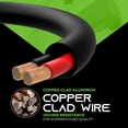 thumbnail image 5 of GEARit Direct Burial Copper Clad Aluminum 14/2 Speaker Wire for Outdoor Car Audio & Home Theater Cables, Black, 200ft, 5 of 7