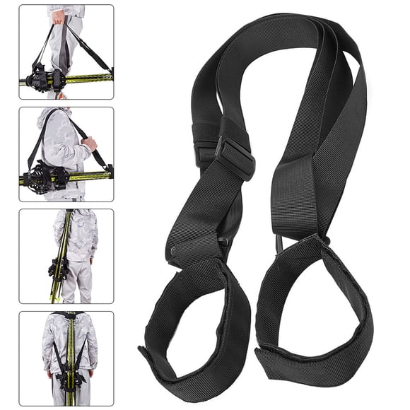 HEALEEP 1Ud Correa Ajustable Para Llevar Snowboard Material Resistente Color Negro Para Uso Exterior