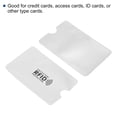 thumbnail image 4 of Uxcell Protector NFC Holder RFID Blocking Credit Card Sleeves Silver 30Pack, 4 of 5