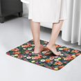 thumbnail image 4 of Pioneer Flower Floral Print Flannel Non Slip Door Rugs,Washable Door Mats Indoor,Decorative Door Mats,Dirt-Resistant and Absorbent Doormat for Entrance,Bedroom,Kitchen,Bathroom,23.5"x16", 4 of 5