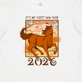 thumbnail image 4 of Inktastic It's My First 2026 Chinese New Year Horse Boys or Girls Baby T-Shirt, 4 of 5