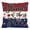 C, variant on 4th of July Patriotic Stars Stripes Throw Pillow Cover, 20 x 20 Inch Polka Dots Independence Day Memorial Day America Flag Decor Cushion Case for Sofa Couch