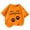 Orange, variant on Utoimkio Little Boy Girls T-Shirts Kids Short Sleeve Crewneck Tees Cute Print Casual Tops Size 2-14T