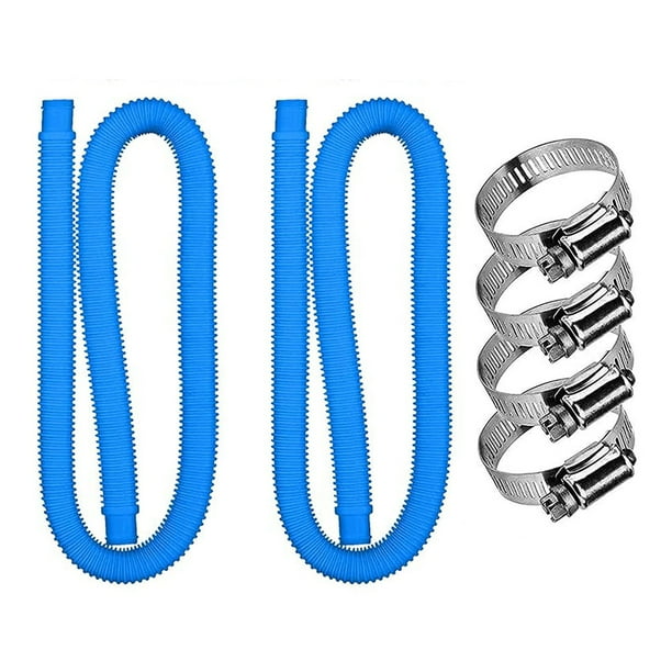 Pool Replacement Hose And Clamp, 2 Piece Set, Compatible For 300GPH