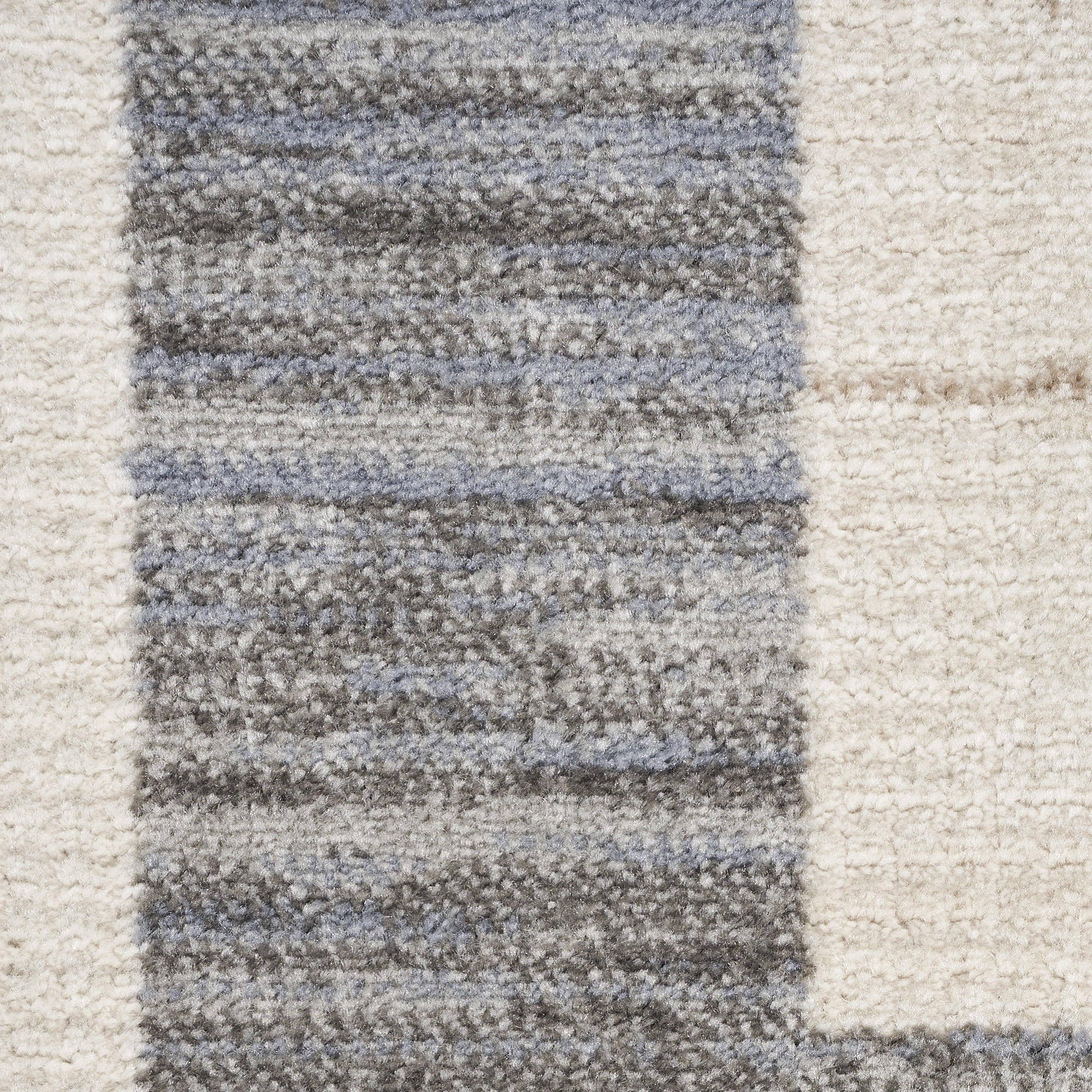 Nourison Serenity Home Geometric Grey Ivory 7'10" x 9'10" Area Rug (8x10)