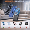 thumbnail image 4 of Geyo Magnetic Fast Wireless Charger Stand for iPhone 17 16 15 14 13 12 Series, for Samsung Galaxy S26 S25 S24 Series (with Magnetic Case) Black, 4 of 7