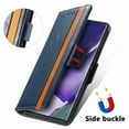 thumbnail image 2 of Allytech Galaxy S22 Ultra Wallet Case, Premium PU Leather Folio Flip Cover Folding Stand Shockproof Full Body Protection Magnetic Clasp Cards Holder Case for Samsung Galaxy S22 Ultra 6.8" - Darkblue, 2 of 7
