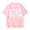 1-Light Pink118, variant on Big Girls Basic Tshirt Letter Graphic Short Sleeve Summer T-Shirt for Children Stylish Active Pullover Top， Pink
