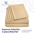 thumbnail image 2 of Juego de sábanas Sweet Home Collection 1500 Supreme Twin XL Camel, 2 of 7