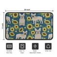 thumbnail image 5 of French Bulldog Sunflowers Floral Door Rugs,Washable Non Slip Door Mats Indoor,Decorative Door Mats,Entry Mat Indoor for Entrance,Bedroom,Kitchen,Bathroom,30"x17", 5 of 6