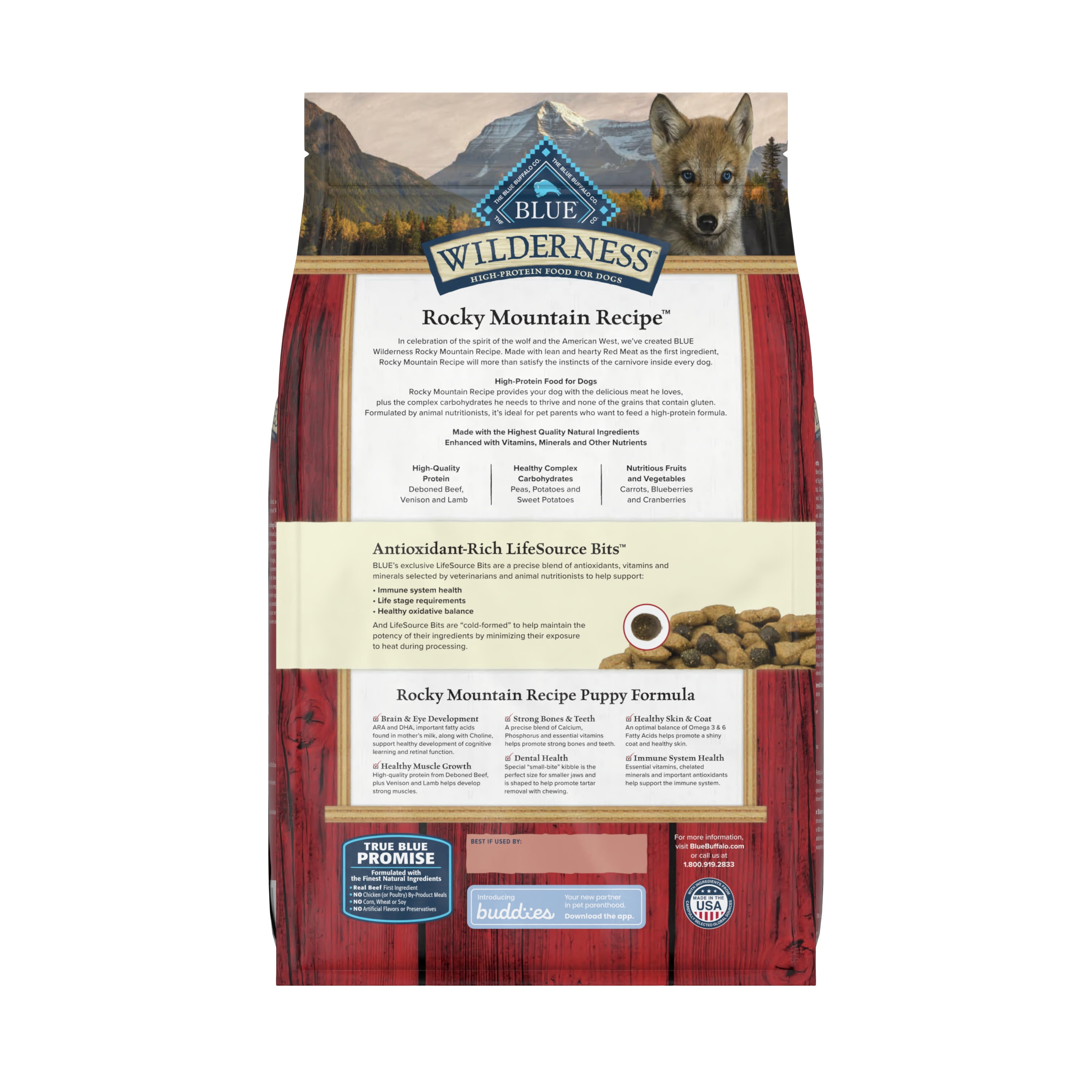 blue buffalo wilderness dog food ingredients