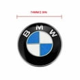 thumbnail image 3 of Insignia Del Emblema Capó Maletero Logotipo 82MM + 74MM para Azul Y Blanco 2 Uds., 3 of 3