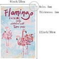 thumbnail image 2 of 1PC Funny Metal Tin Sign Flamingo Parking Only Violators Will Turn Pink Vintage Wall Art Decor, 2 of 7
