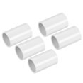 thumbnail image 1 of Unique Bargains Raccords Droits de Raccord de Conduit de PVC 25mm Terminaison Tuyau Conduit Électrique Pack de 5, 1 of 5