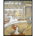 thumbnail image 2 of Georges Seurat 12x14 Gold Ornate Wood Frame and Double Matted Museum Art Print Titled - The Circus, 2 of 4