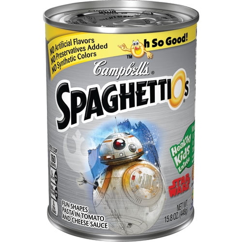 Campbell�s SpaghettiOs Star Wars Shaped Pasta, 15.8 oz.