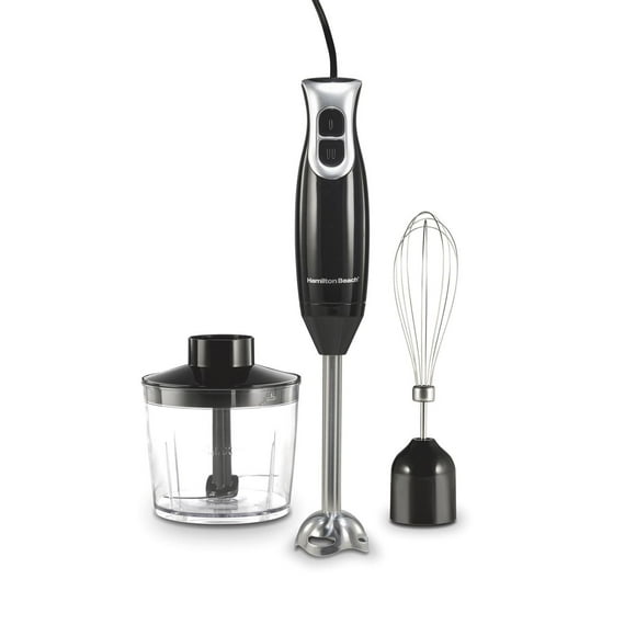 Hamilton Beach Immersion Blender with 3 Attachments 59745C, 2 Speeds