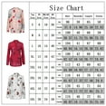 thumbnail image 2 of Plus Size Top for Women's Long Sleeve Blouse Floral Henley Shirt ALS Supplies Button Down Tunic Top, 2 of 6