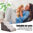 thumbnail image 4 of Dog Steps Non-slip 2/3/4 Step Dog Steps Stairs Durable Dog Ramp Washable Ladder for Small Dog Cat Bed Stairs Pet Supplies, 4 of 5