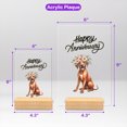 thumbnail image 5 of Happy Anniversary Rhodesian Ridgeback Celebrates Wedding Love Family Party Acrylic Plaque Sign Ashwood Base Ridgebacks Dog Lover Gifts Home Desk Decor - 01015, 5 of 5