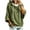 Green, variant on hlysgo Womens Knit Hoodie Batwing 3/4 Bell Sleeves Oversized Sweatshirts with Kangaroo Pocket Lightweight Casual Pullover Tops Green,S
