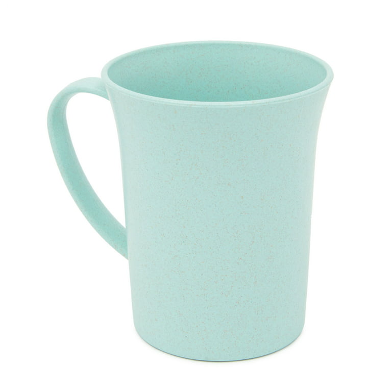 Hooper Skies 4 Pack Wheat Straw Mugs - Unbreakable Coffee Mugs - 13.5 oz  Biodegradable Mug Set