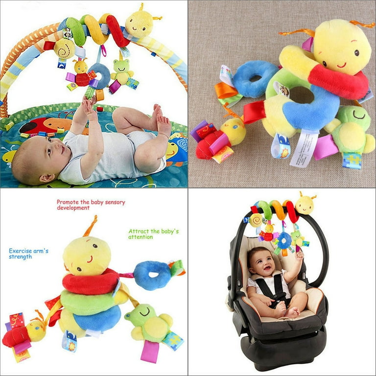 最新 Baby Activity Plush Toy Seat Car Spiral Toys Seat Car ベビートイ