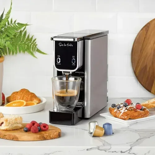Sur La Table Capsule Espresso Maker, 56oz Removable Water Tank, Espresso Machine