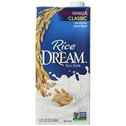 RICE DREAM Classic Vanilla Rice Drink, 32 fl. oz. (Pack of 12)