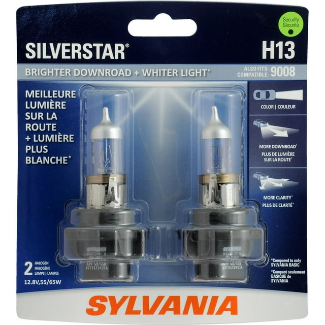 SYLVANIA H13 SilverStar Halogen Headlights