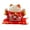 Red, variant on Yesbay Saving Jar Large Capacity Ceramic Japanese Style Lucky Cat Piggy Bank