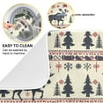 thumbnail image 2 of Moose Tree Silhouette Dish Drying Mat 18x24 Absorbent Microfiber Draining Rack Pad for Kitchen Counter Sink, 2 of 8
