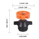 thumbnail image 4 of pstuiky Aspersores giratorios automáticos de 1/2 pulgada con rotación de 360 grados para riego de jardines (paquete de 10)., 4 of 5
