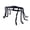 A001- Black, variant on Halloween for Pets, Dog Halloween Cat Halloween with Glowing Green Striped Legs, Strap on Dress Up Outfit for Small Medium Dogs and Cats for Halloween Party Events