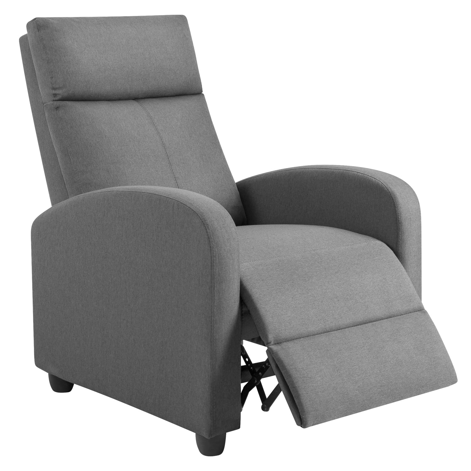 Vineego Massage Sofa Chair,Adjustable Fabric Recliner Home Theater Seating with Padded Backrest and Thick Seat Cushion ,Gray