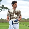 thumbnail image 3 of Honeii Cow 1 Print Polo Shirt, A Classic Short-Sleeved, Button-Down Golf Shirt for Men,Mens Polo Shirts Short Sleeve-XX-Large, 3 of 6