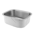 thumbnail image 3 of DAX Stainless Steel Single Bowl Undermount Kitchen Sink, Brushed Stainless Steel, 3 of 7